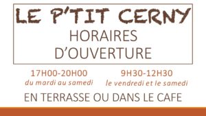 Horaires « Le p’tit Cerny », un café solidaire en plein centre-ville